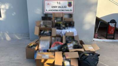 İzmir'in Menderes ilçesinde jandarma