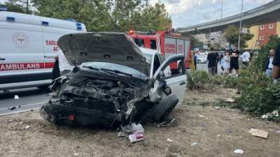 İstanbul Küçükçekmece’de yola çıkan bisikletliye