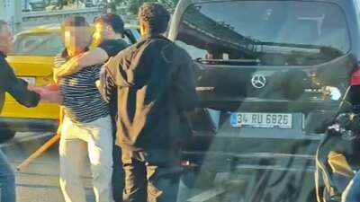 İstanbul Kağıthane’de meydana gelen trafik