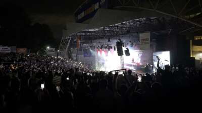 Bursa’da düzenlenen Bir Gençlik Festivali,