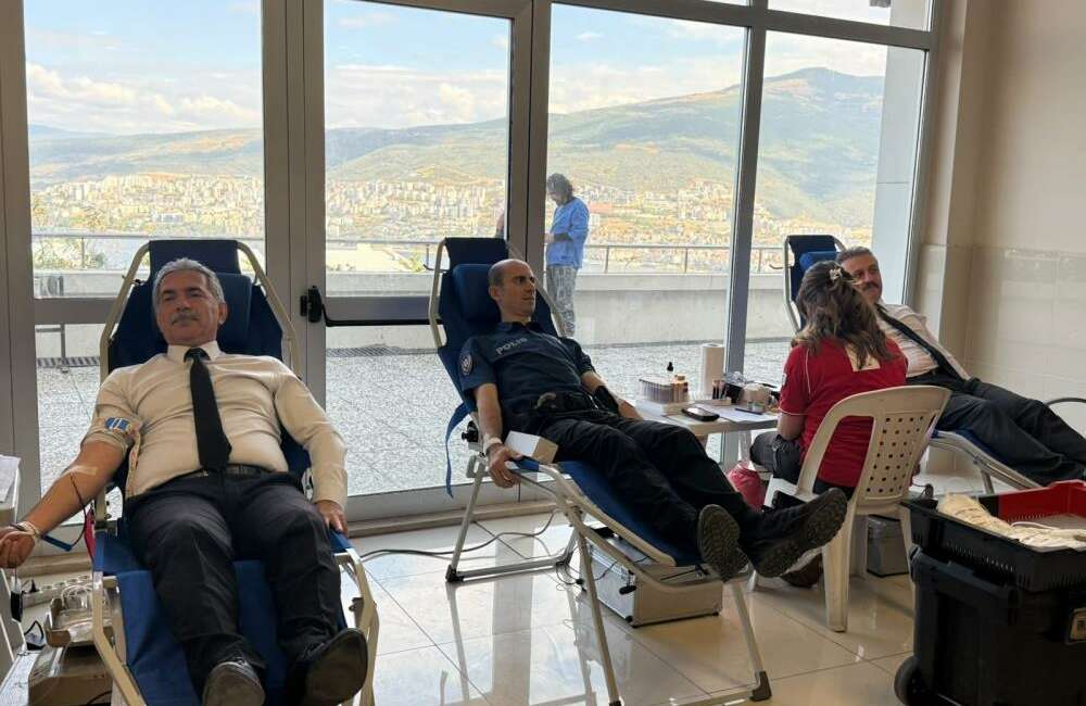 Gemlik Adliyesi’nde kan bağışı kampanyası Gemlik Adliyesinde, Türk Kızılay