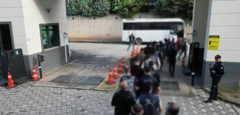 460 milyon liralık para aktarımı olan suç örgütüne dev operasyon Kocaeli merkezli 7 ilde