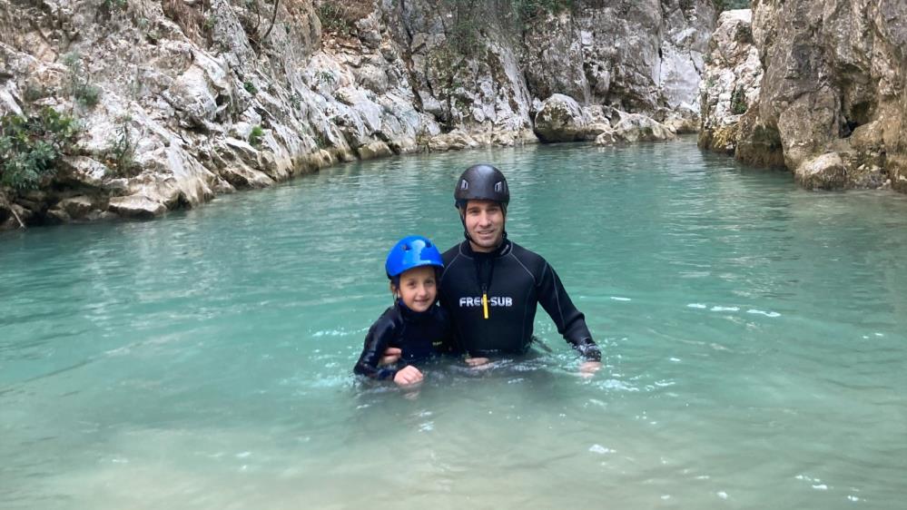 Bursa’da küçük Asya’nın zorlu kanyon mücadelesi! Doğa ve kanyon sporlarının