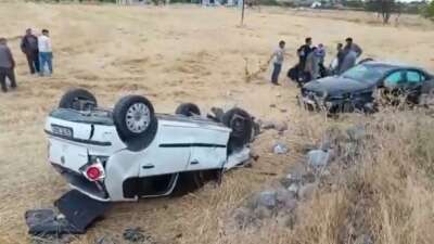  Aksaray’da seyir halindeki otomobilin