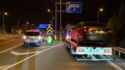 Kayseri’de polis ekiplerinin ‘dur’ ihtarına