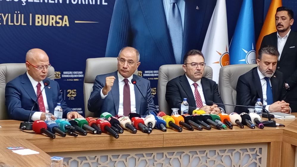Efkan Ala’dan Bursa’da önemli mesajlar! AK Parti Genel Başkanvekili