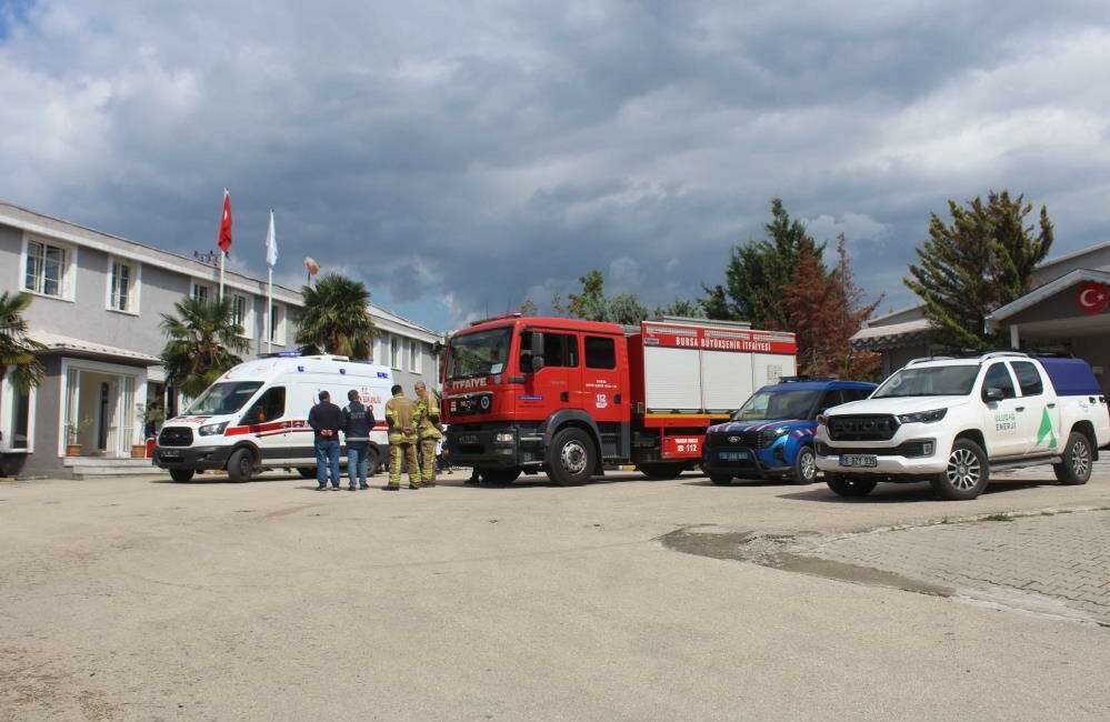 Gemlik Açık Ceza İnfaz Kurumu’nda afet ve acil durumlara karşı tatbikat yapıldı! Gemlik Açık Ceza İnfaz