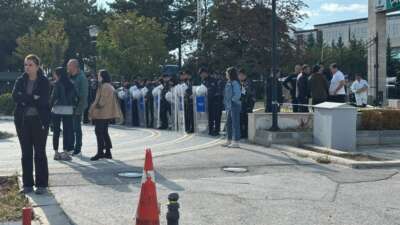 Ankara'da Anayasa Mahkemesi önünde eylem