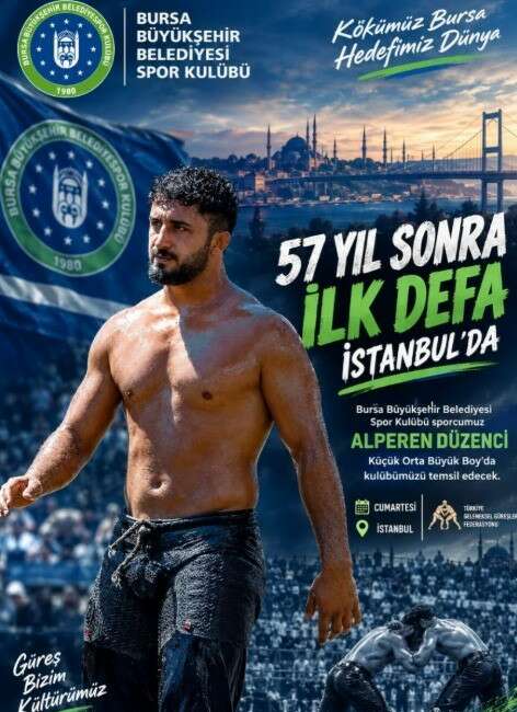 Alperen Düzenci, Cumhurbaşkanlığı Kupası’nda Bursa’yı temsil edecek Bursa Büyükşehir Belediyespor güreşçisi