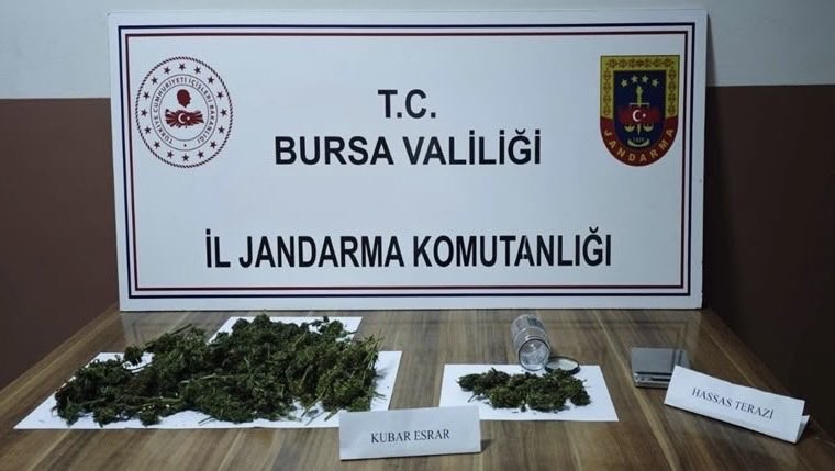 Bursa’da uyuşturucuya geçit yok Bursa'nın İnegöl ilçesinde jandarma