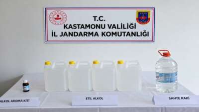 Kastamonu jandarma ekiplerince bir araçta