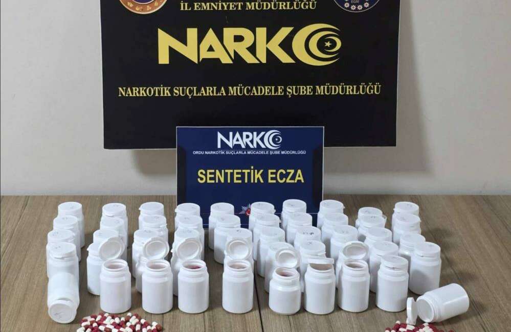 Uyuşturucu operasyonunda 2 tutuklama Ordu’da polis ekipleri tarafından