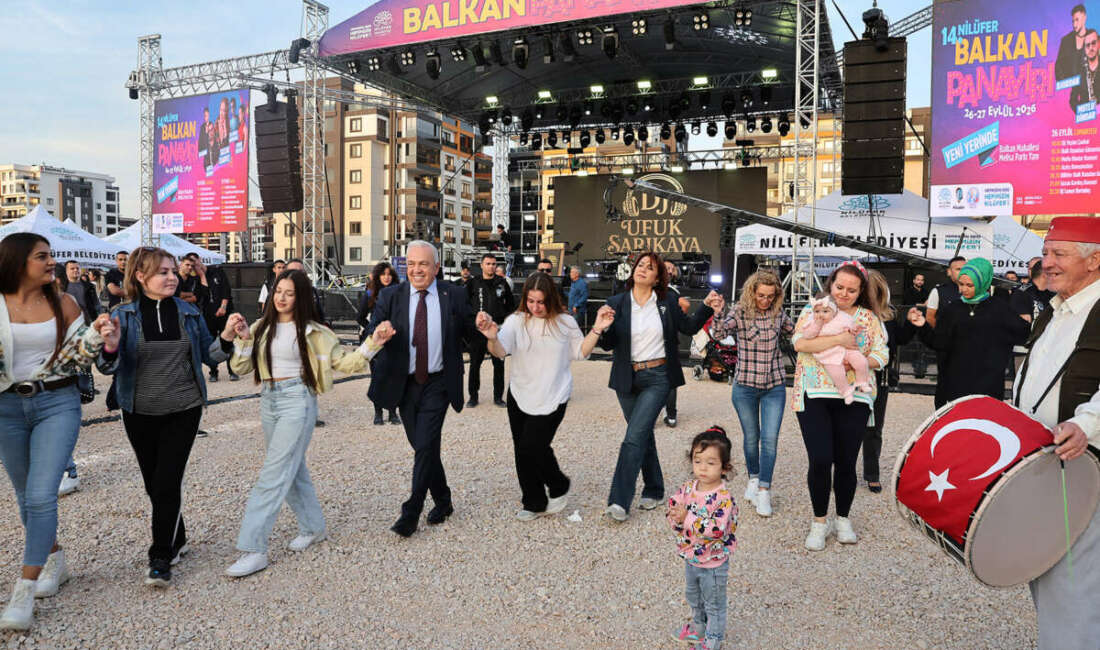 Nilüfer’de Balkan rüzgarı; Suzan Kardeş, Bursalıları coşturdu… Nilüfer Belediyesi ve BAL-GÖÇ