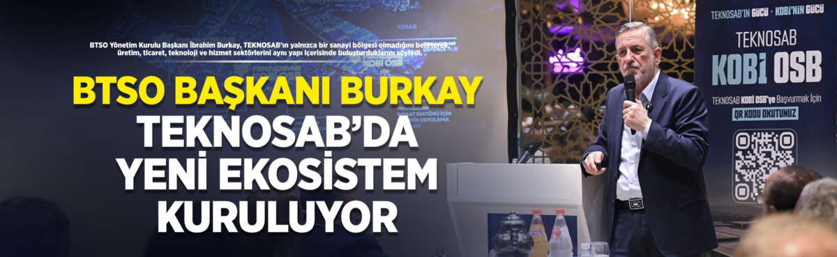 BTSO Yönetim Kurulu Başkanı İbrahim