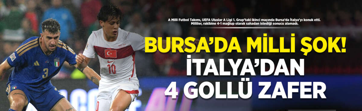 UEFA Uluslar Ligi’nde Bursa’da oynanan