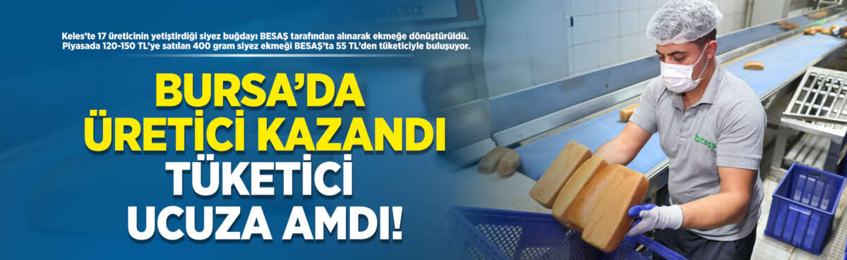 Bursa Büyükşehir Belediyesi’nin tohum, hasat