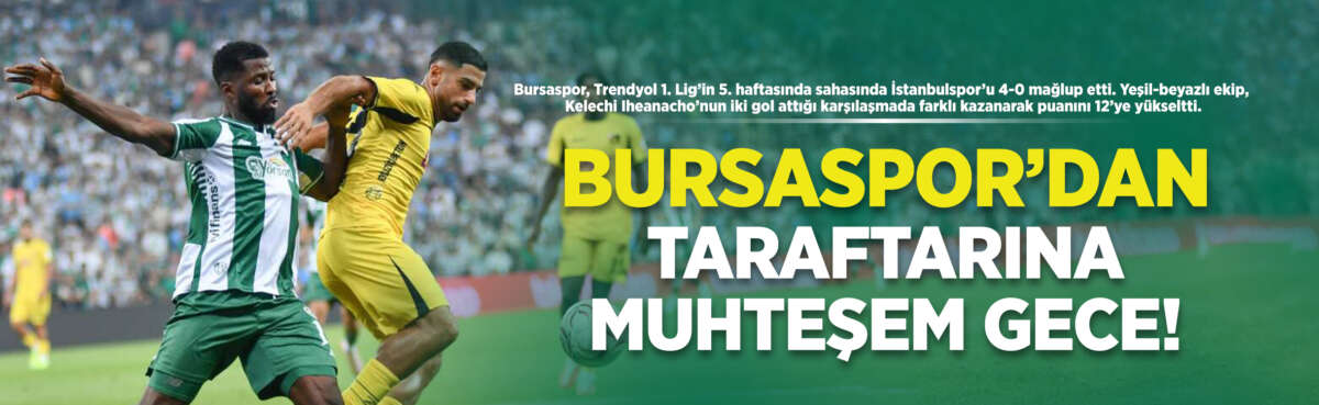 Bursaspor, Trendyol 1. Lig’in 5.
