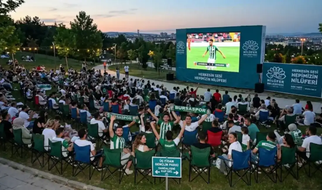Bursa’da Bursaspor için dev ekran kurulacak! Nilüfer Belediyesi, Bursaspor’un 19