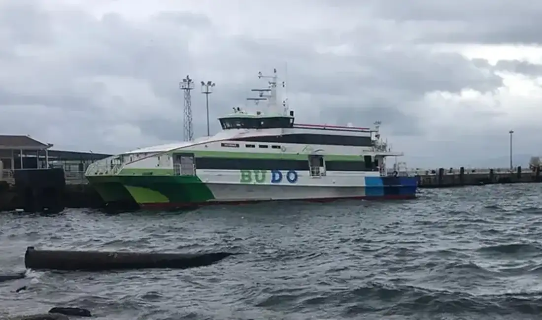 Bursa’da deniz ulaşımına hava engeli! 12 sefer iptal BUDO’nun Bursa-İstanbul ve Armutlu