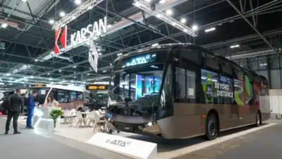 Bursa’da üretilen Karsan’ın elektrikli modelleri,