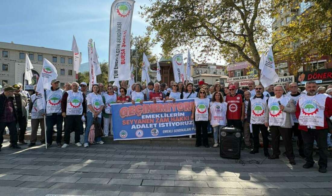 Bursa’daki emeklilerden seyyanen zam çağrısı Emekli Sendikaları Platformu, memur