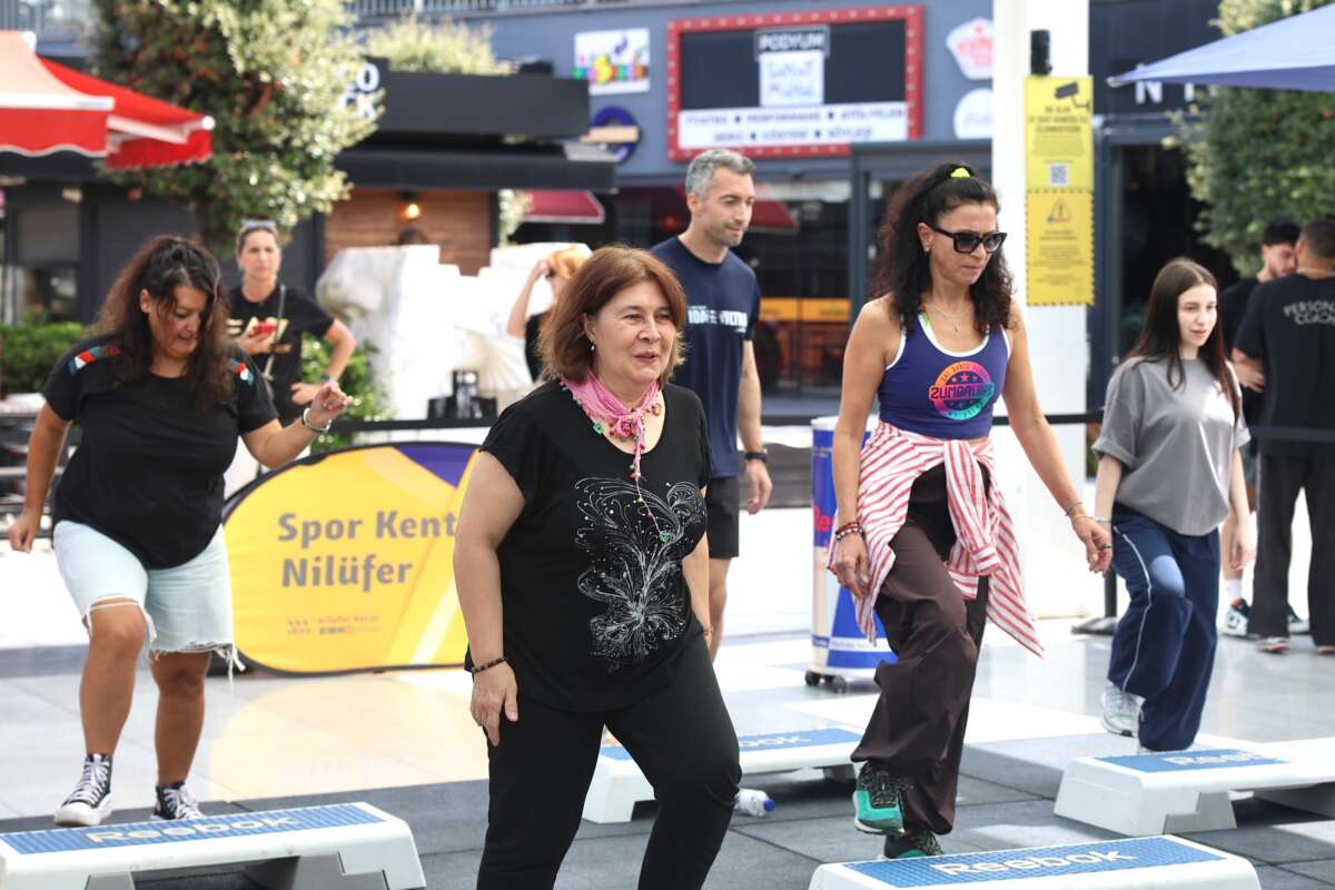 Bursa Nilüfer’de sağlıklı ve hareketli yaşam için açık hava etkinliği