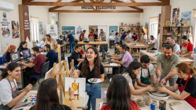 İnegöl Belediyesi’nin ücretsiz; sanat, hobi,