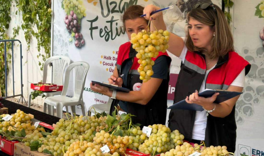 Karabalçık’ta üzümün bereketi festival coşkusuna dönüştü Osmangazi Karabalçık Mahallesi’nde bu
