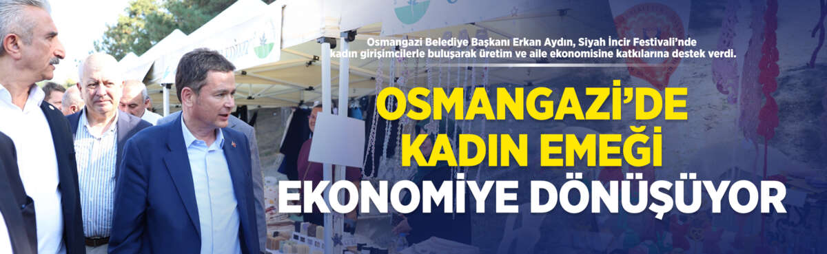 Osmangazi Belediye Başkanı Erkan Aydın,