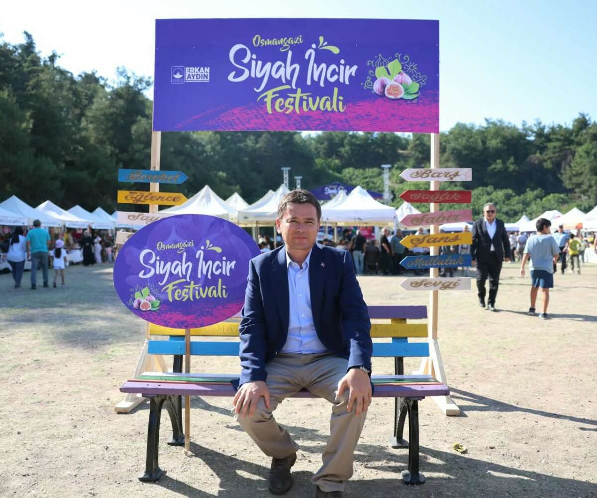 Osmangazi’nin Siyah İnciri Festivali’nden renkli görüntüler