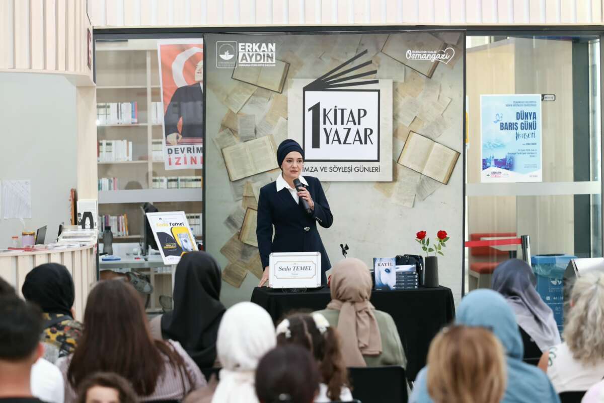 Yazar Seda Temel, Osmangazi’de okurlarıyla buluştu