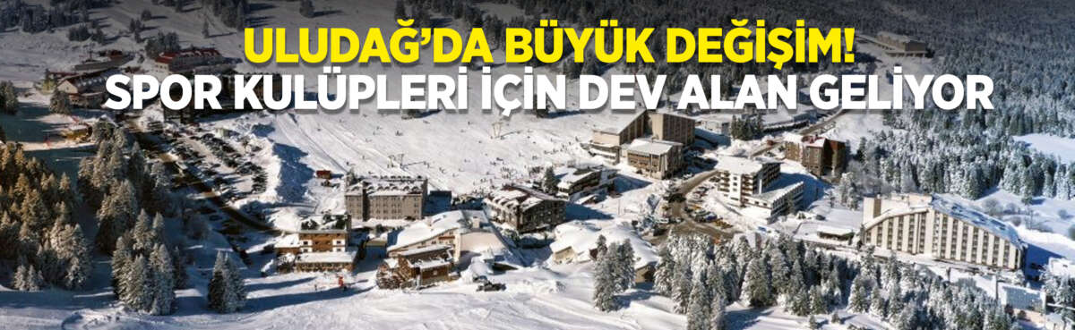 Uludağ'ın futbol kulüplerine hizmet verebilmesi