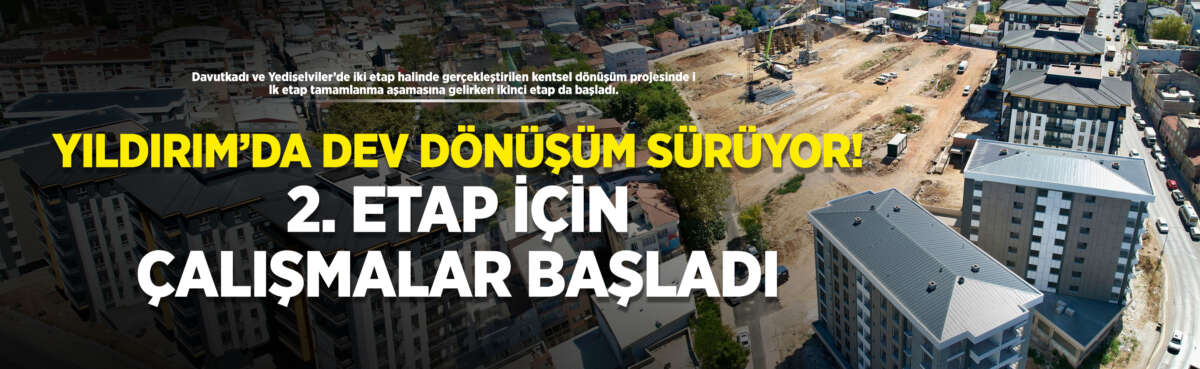 Yıldırım Belediyesi, 30 bin güvenli