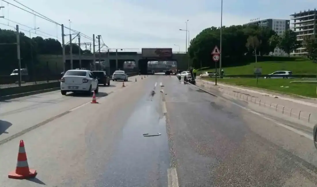 Bursa’da kimyasal madde paniği! Trafik kilitlendi Bursa’da kimyasal madde paniği