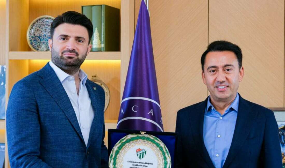 Şahinkaya Eğitim Kurumları da Bursaspor’un yanında Yeşil beyazlı kulübün, ‘yanındayım’