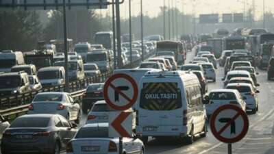 Bursa'nın merkez Nilüfer ilçesine trafik