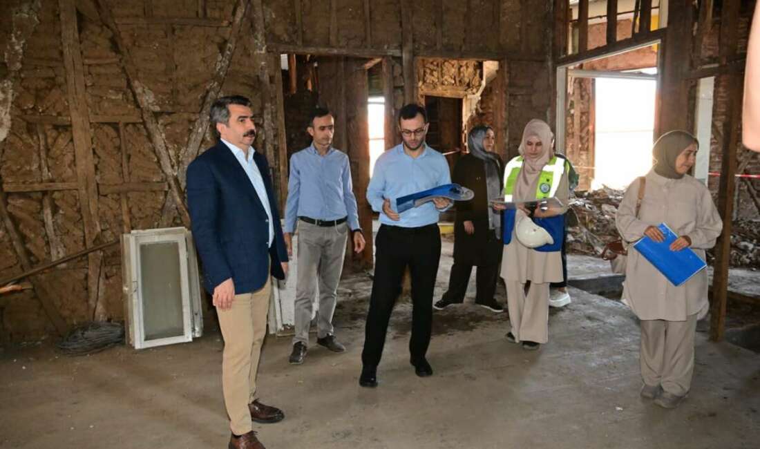 Yıldırım’da tarihi yapı kütüphaneye dönüşüyor Osman Şevki Uludağ’ın konut