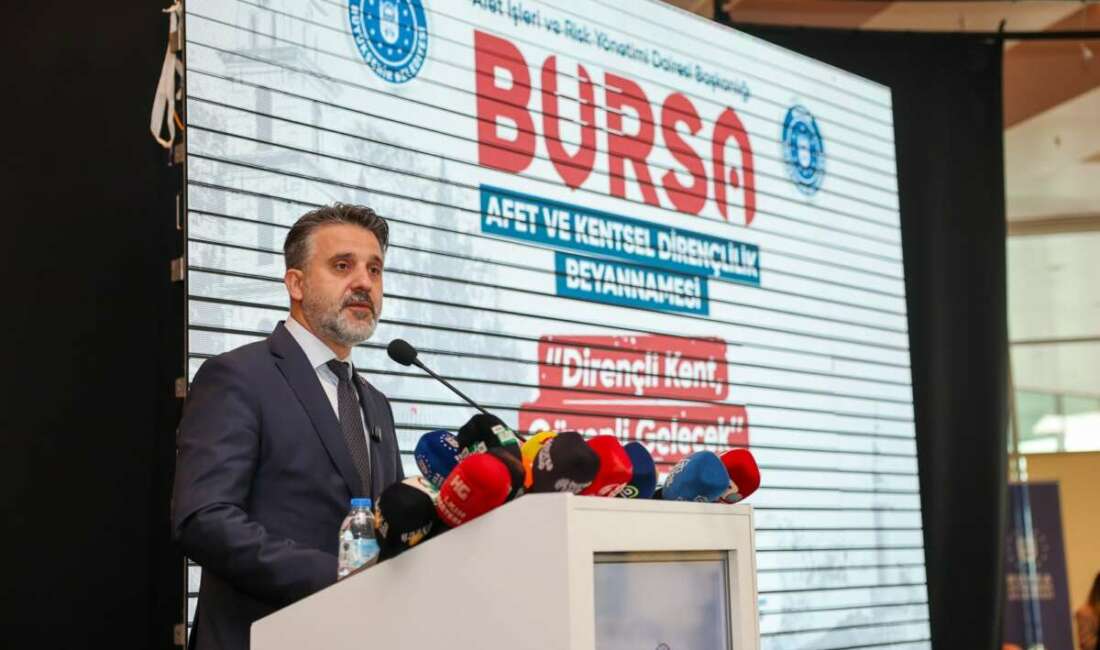 Bursa’nın afet anayasası açıklandı: “Afet güvenliğinde geri adım yok” Bursa Büyükşehir Belediye Başkan