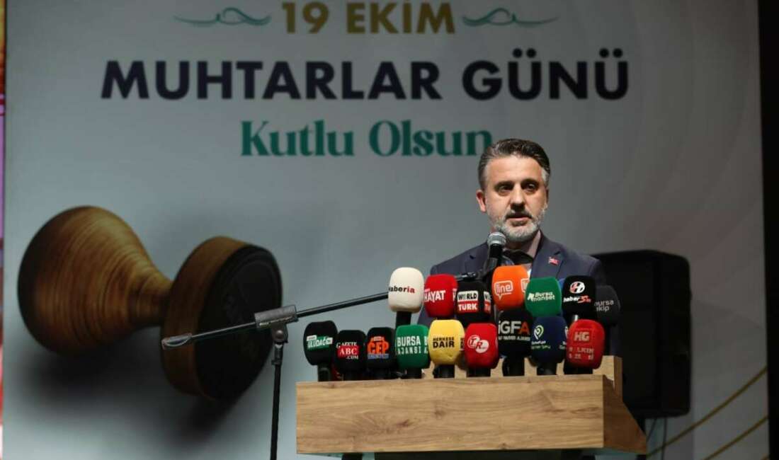 Muhtarlarla buluşan Şahin Biba; Omuz omuza çalışıyoruz Bursa Büyükşehir Belediye Başkan