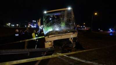 Malatya'da otobüs ile hafif ticari