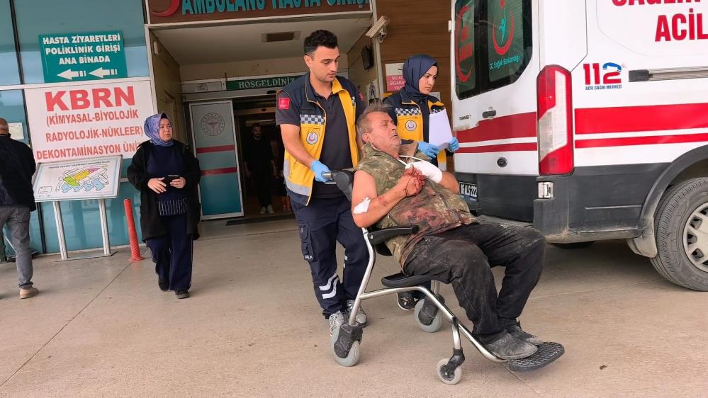 Bursa’da sol elini motorlu testereye kaptırdı! Bursa'nın İnegöl ilçesinde odun