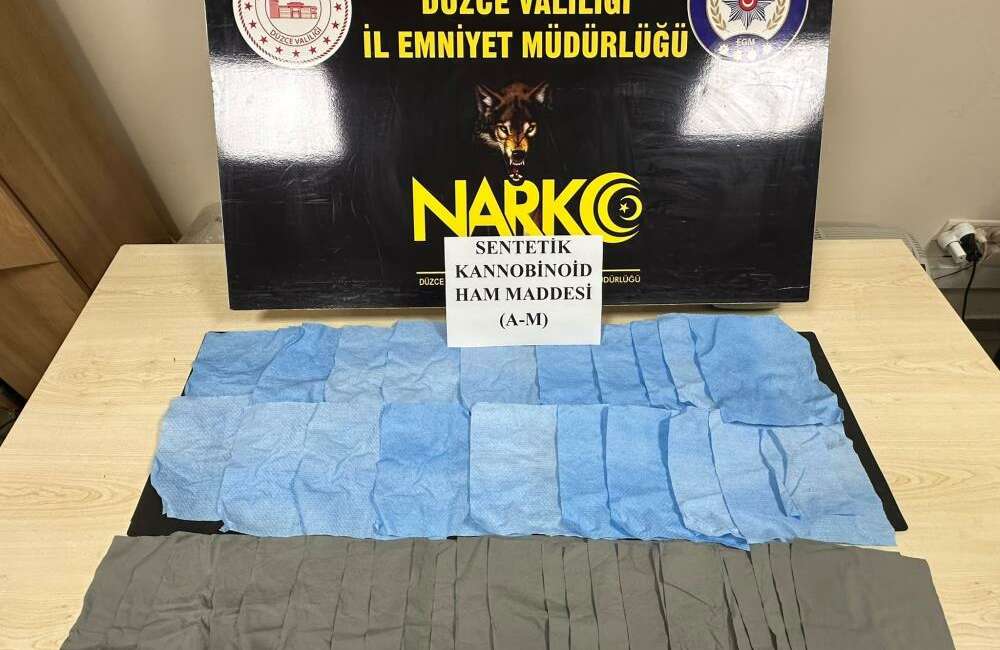 Uyuşturu operasyonu: 1 tutuklama Düzce’de polis ekiplerinin düzenlediği