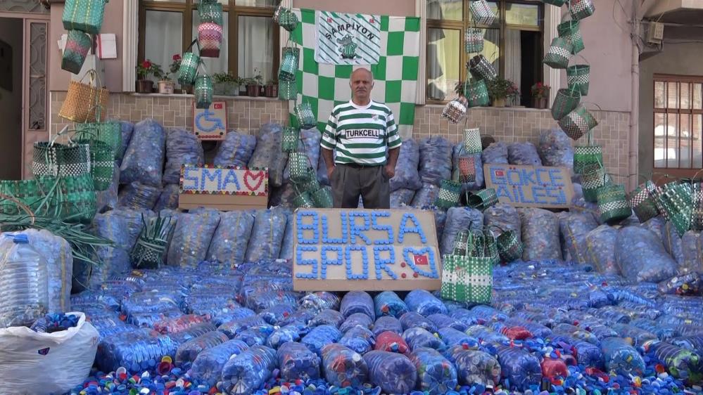 1 milyon kapağı Bursaspor için topluyor! Bursa'da yıllardır plastik kapak
