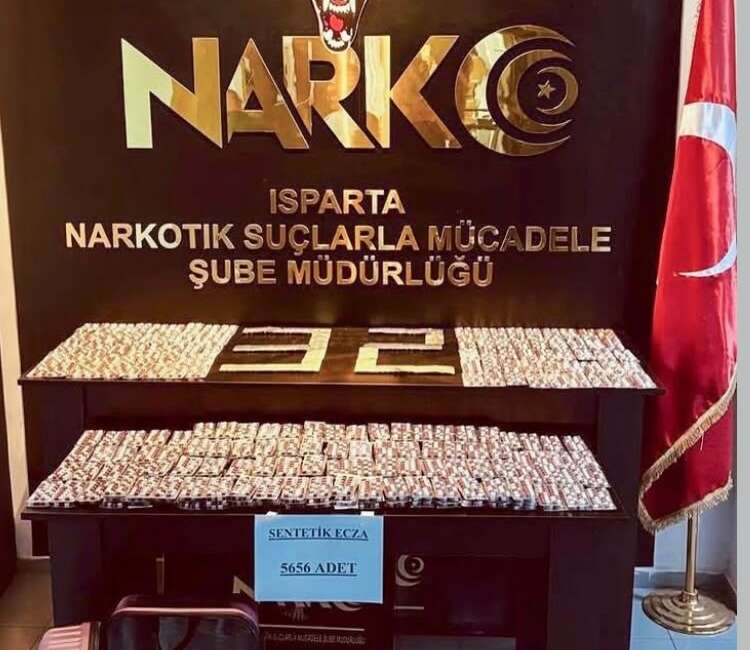 Isparta’da polis ekiplerince düzenlenen