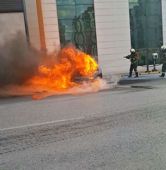 Kayseri'nin Melikgazi ilçesinde şarjda