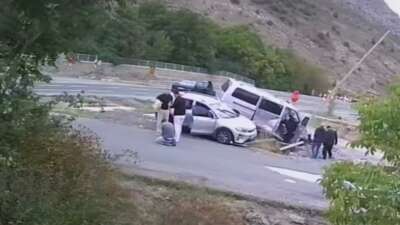 Gümüşhane’de 4 kişinin yaralandığı trafik