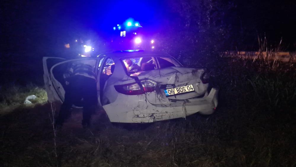 Kontrolden çıkan otomobil araziye uçtu; 4 yaralı Zonguldak’ın Çaycuma ilçesine bağlı