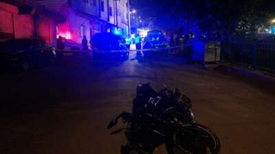 Kilis'te motosikletin rögar kapağına çarpması