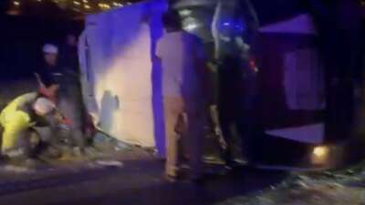 Gaziantep'in Nurdağı ilçesinde otomobil ile