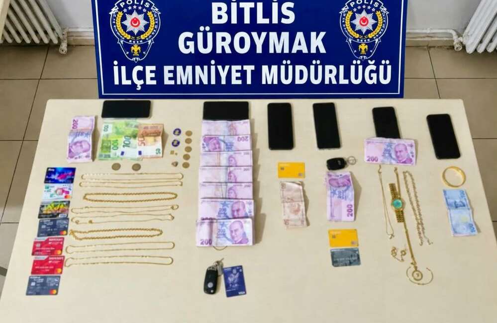 Altın kaplama zincirleri gerçek altın diye sattılar Bitlis İl Emniyet Müdürlüğü